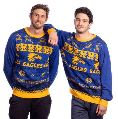 West Coast Eagles Super Store on Instagram: “Our ugly sweaters are on sale! Head to our website or visit us at Mineral Resources Park to get yours! www.wceteamstore.com.au” West Coast Eagles, Super Store, Ugly Sweater, West Coast, Eagles, Being Ugly, Christmas Sweaters, On Sale, Australia