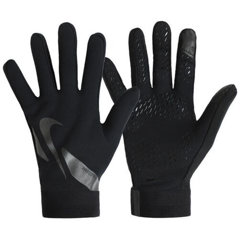 Nike Men's Hyper Warm Academy Football Gloves Black CU1589-011 | eBay Academy Football, Nike Gloves, Football Drip, Leather Gloves Winter, Running Gloves, Men's Gloves, Accessory Inspo, Football Gloves, Gloves Black