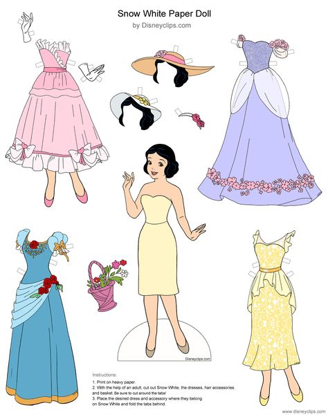 Printable Disney Princess Snow White paper doll Lol Paper Dolls Printable Free, Princess Paper Dolls Printable, Dress Template, Paper Doll Printable, Snow White Dress, Disney Paper Dolls, Princess Paper Dolls, Free Printable Paper Dolls, Paper Doll Printable Templates