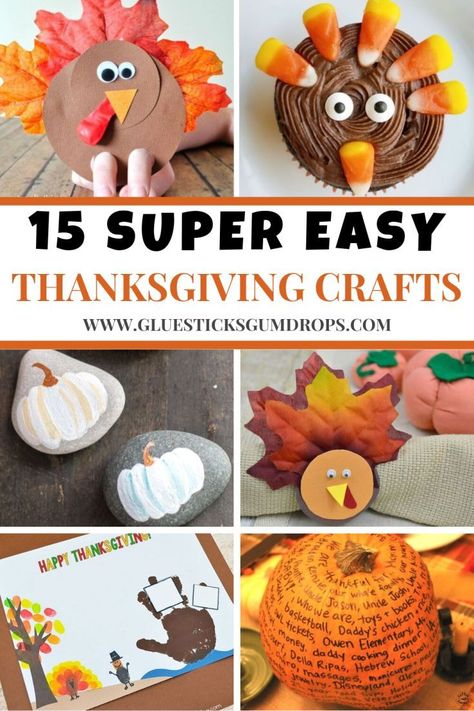 15 Easy and Fun Thanksgiving Kids Crafts and Activities - Glue Sticks and Gumdrops Thanksgiving Kids Crafts, Easy Thanksgiving Crafts, Thanksgiving Placemats, Canadian Thanksgiving, Kids Thanksgiving, Thanksgiving Activities For Kids, Fun Indoor Activities, Inexpensive Crafts, Thanksgiving Crafts For Kids