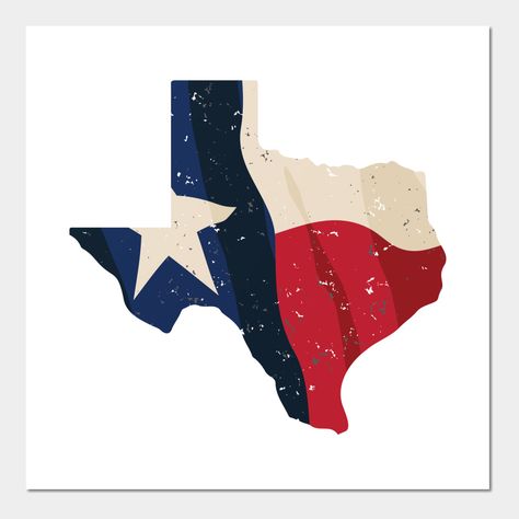 Texas Flag Art, Texas Artwork, Texas Crafts, Texas Poster, Texas State Flag, Pride Design, Texas Bluebonnets, Texas Art, Texas Flag