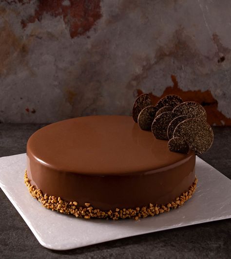 Chocolate Glaze Cake, Pastry Workshop, Entremet Cake, Moose Cake, Mousse Cake Decoration, Chocolate Cake Toppers, Garnish Ideas, Patisserie Fine, Pastry Chocolate