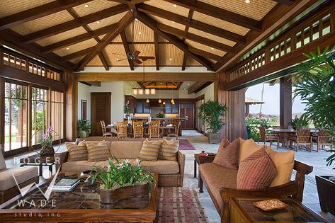 Another great! Hawaiian Home Decor, Bali Style Home, San Myshuno, Tropical House Design, Hawaiian Homes, Bali House, Interior Design Photography, Interior Design Photos, Tropical House