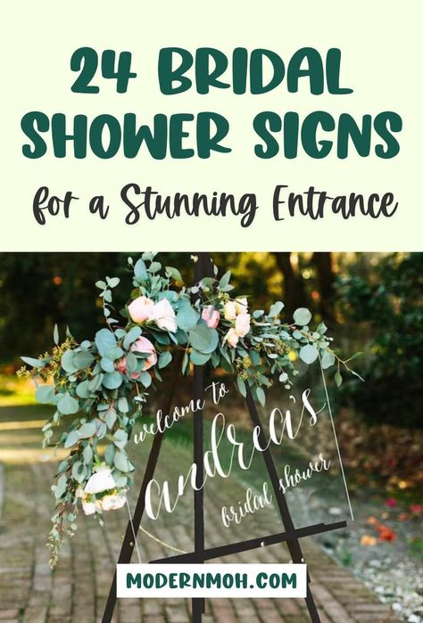 Shower Signs Bridal, Bridal Shower Sign Ideas, Bridal Shower Signs Entrance, Signs For Bridal Shower, Bridal Shower Entrance, Outside Bridal Showers, Simple Bridal Shower Decorations, Bridal Shower Signage, Diy Bridal Shower Gifts