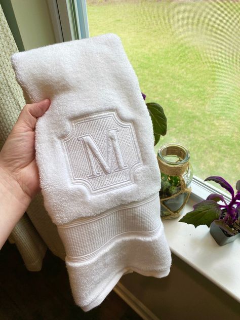 This Bath Towels item by LittleAngelEmbroider has 58 favorites from Etsy shoppers. Ships from Middlesex, NC. Listed on Jul 30, 2024 Embroidered Bath Towels Machine Embroidery, Monogram Hand Towels Bathroom, Monogram Bath Towels, Embroidered Towels Bathroom, Monogram Hand Towels, Monogram Towels In Bathroom, Embroidery Machine Projects, Dish Towel Embroidery, Embroidery Machine Ideas