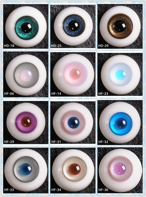 Eyeball Character, Bjd Eyes, Eye Texture, Eyes Artwork, Doll Makeup, Glass Eyes, Contact Lenses Colored, Anime Dolls, Gorgeous Eyes