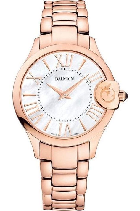 Balmain Balmainia Arabesques B3979.33.82 Luxury Women's Watch With Round Dial, Luxury Formal Watch Accessories With Roman Numerals, Balmain Watch Women, Luxury Classic Watch Accessories With Roman Numerals, Luxury Rose Gold Analog Watches, Watches Women, Premium Brands, Tag Heuer, Over 60