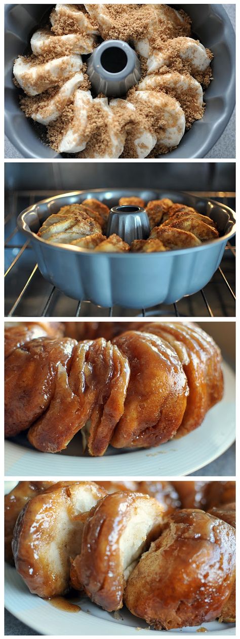 Biscuit Dough Recipes, Easy Sticky Buns, Biscuit Cinnamon Rolls, Breakfast Ring, Sticky Bun, Cinnamon Biscuits, Sticky Buns Recipes, Pillsbury Biscuits, Cinnamon Rolls Easy