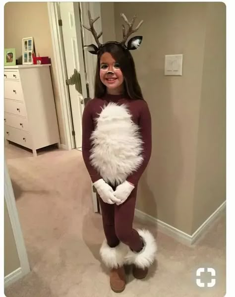 50+ Kids Who Took Halloween Costumes To Another Level - HubPages Diy Reindeer Costume, Deer Costume Diy, Diy Deer Costume, Rudolph Costume, Reindeer Outfit, Reindeer Costume, Deer Costume, Baby Kostüm, Toddler Costumes