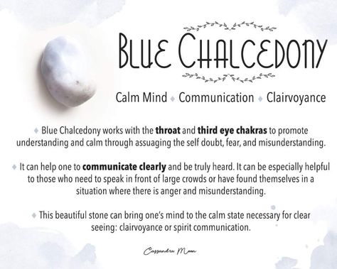 Chalcedony Crystal Meaning, Chalcedony Meaning, Pictures Of Crystals, Spirit Communication, Chalcedony Crystal, Rocks And Fossils, Blue Words, Crystal Guide, Crystals Healing Properties