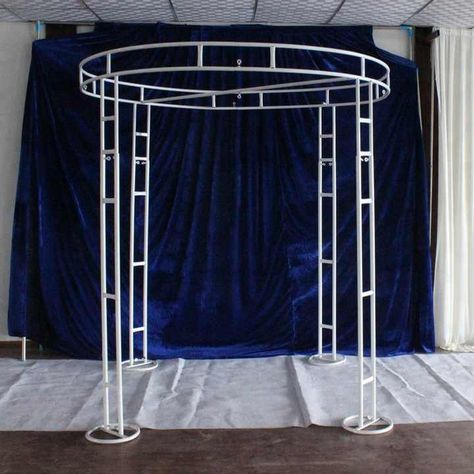 Chuppah Canopy, Display Plinth, Round Gazebo, Centerpiece Stand, Wedding Chuppah, Diy Wedding Arch, Wedding Stage Design, Ganpati Decoration Design, Wedding Backdrop Decorations