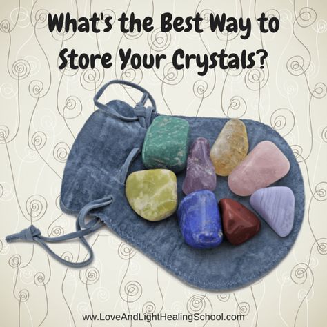 Crystal Controversy: What’s the Best Way to Store Your Crystals? - Love & Light School of Crystal Therapy Store Crystals, Light Healing, What Are Crystals, How To Make Crystals, Points Of View, Crystals Healing Properties, Mental Health And Wellbeing, Crystal Therapy, Crystal Healing Stones