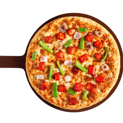 Paneer Tikka Pizza That Can't Skip. Pizza Hd, Paneer Tikka Pizza, Paneer Pizza, Veg Pizza, Gourmet Pizza, Paneer Tikka, Online Ordering, Pizza Toppings, Mozzarella Cheese