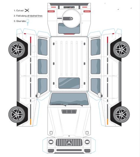 Car Papercraft Template 3d Paper, Paper Craft Car, Paper Toy Car, Printable Cars, Imprimibles Hot Wheels, Paper Cars, Diy Cars, Car Template, Car Papercraft