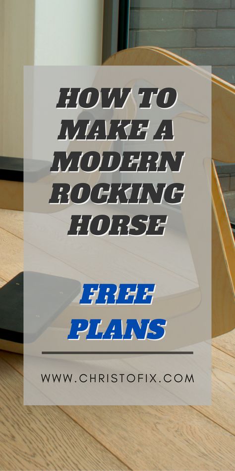 Wooden Rocking Horse Plans, Rocking Horse Diy, Diy Wooden Toys Plans, Rocking Horse Woodworking Plans, Small Woodworking Shop Ideas, Cradle Woodworking Plans, Rocking Horse Plans, Kids Rocking Horse, Woodworking Beginner