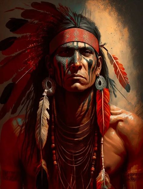 Tattoo Indien, Native American Warrior Tattoos, Spirits Art, Native American Indian Tribes, American Indian Artwork, Native American Drawing, Native American Tattoo, Native American Tattoos, Indian Artwork