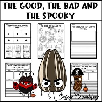 The Good The Bad and The Spooky Book Writing Sequencing Coloring Activity Halloween Storytime, Central Message, Describing Characters, Sequence Of Events, Sequencing Activities, Coloring Activity, Book Writing, Cut And Paste, Color Activities