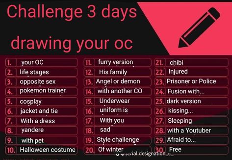 November Art Challenge 30 Day, Friendgroup Drawing Template, Phone Oc Challenge, Draw 6 Characters Challenge, Draw Your Oc Like This, 30 Days Drawing, 30 Day Oc Challenge, Oc Things, 30 Day Art Challenge