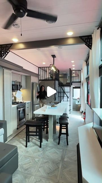 Vals Review on Instagram: "Check out the large kitchen and loft inside the Salem Grand Villa 42View! #RVLife #RVTravel #MobileHomeLife #VanLife" Adu Layout, Rv Lots, Grand Villa, Lake Lure, Summer Life, Tiny House Movement, Lots For Sale, Remodeled Campers, Cabin Ideas