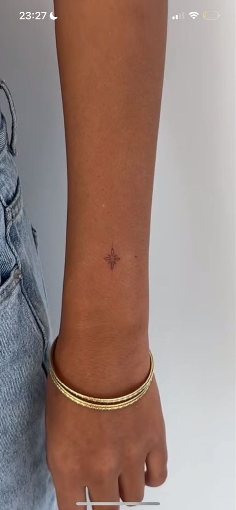 Tattoo studio Life Line Small Subtle Tattoos For Women, Dainty Symbol Tattoos, Tiny Dainty Tattoos For Women, Dainty Sticker Sleeve, Brown Fine Line Tattoo, Fineline Tattoo Ideas With Meaning, Aesthetic Arm Tattoos For Women, Delicate Wrist Tattoo, Tiny Feminine Tattoos