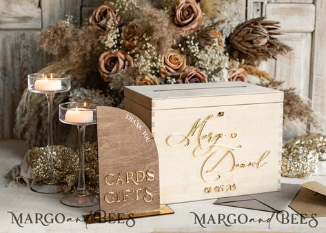 Elegance Amidst the Olive Groves: 8 Wedding Essentials for Your Tuscan Green Olive Wedding Day – blog MargoAndBees Card Box Sign, Gold Card Box Wedding, Wedding Gift Card Box, Rustic Card Box, Personalized Wedding Card Box, Money Box Wedding, Clear Gift Boxes, Box With Lock, Wedding Card Box