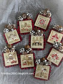 Stitching With The Housewives, Sewing Projects Ideas, Good Morning Christmas, Morning Christmas, Little House Needleworks, Farmhouse Christmas Tree, Cross Stitch Christmas, Top Sewing, Winter Cross Stitch