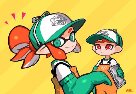 pls tell me the artist so i can repost! Salmon Run Fanart, Salmon Run Art, Splatoon 3 Salmon Run, Splat Tim, Run Art, Nintendo Splatoon, Splatoon 2 Art, Splatoon Comics, Salmon Run