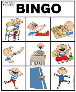 DAVID GOES TO SCHOOL BINGO By Book Units by Lynn  September 07, 2019 // No commentsDAVID GOES TO SCHOOL BINGO David Goes To School Activities Preschool, No David Activities Kindergarten, David Goes To School Activities Free, No David Activities Preschool, David Goes To School Activities, David Goes To School, Teaching Strategies Gold, No David, Bingo Books