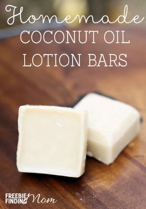 How to Make Homemade Coconut Oil Lotion Bars | 10 DIY Beauty Recipes Simple Homemade Gifts, Recipes In A Jar, Health Coconut Oil, Coconut Oil Lotion, Homemade Coconut Oil, Christmas Gifts Diy, Diy Lotion, Homemade Lotion, Coconut Oil Uses