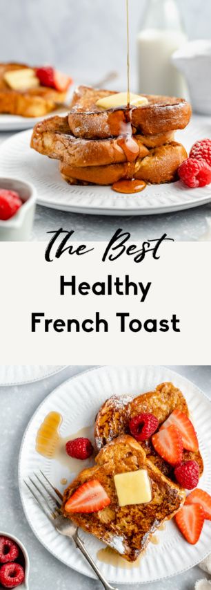 Dairy Free French Toast, Healthy French Toast Recipe, Quick And Easy Meal Prep, Healthy French Toast, Easy French Toast Recipe, Greek Yogurt Flavors, Classic French Toast, Best French Toast, Ambitious Kitchen