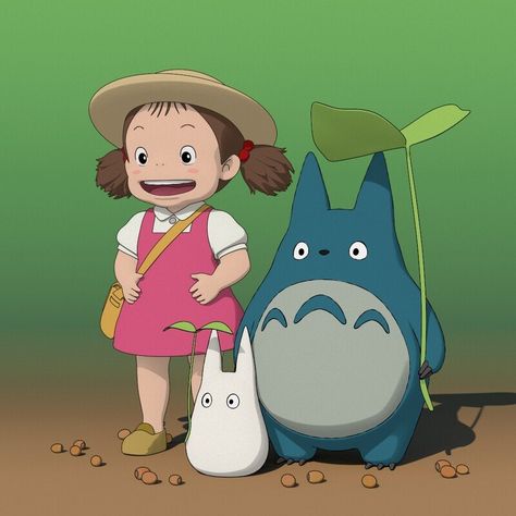 ArtStation - Mei&Totoro toon version, Jaeyeon Nam Mei Totoro, My Neighbor Totoro Characters, Totoro Characters, Cartoon Reference, Totoro Art, Circus Characters, Personajes Studio Ghibli, Studio Ghibli Characters, 디즈니 캐릭터