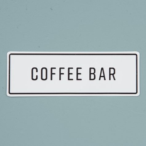 Embossed Metal Coffee Bar Sign https://shop.magnolia.com/products/embossed-metal-coffee-bar-sign Metal Coffee Bar, Magnolia Market Waco, Wall Decor Mirrors, Silos Baking Co, Armoire Bar, Chip And Jo, Coffee Bar Sign, Coffee Bars In Kitchen, Coffee Nook