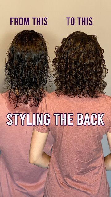 Jo | Curly Hair Consultant | Curl Tips on Instagram: "STYLING THE BACK DEETS ⬇️⁣ ⁣ Are your curls falling flat at the back? It’s a common trouble area for many curlies for the main reason most people forget it exists when they’re styling! ⁣ ⁣ THE FIX? ⁣ ⁣ Give it some attention and extra love. This means more product (often a gel) and focused styling and scrunching at the back. Or in any troubled area really!⁣ ⁣ The product I used here was the @discovertreluxe Hi! Definition Gel (gifted). It is Back Of Curly Hair, Curl Tips, 3a Curly Hair, Healthy Curly Hair, Straightening Curly Hair, High Porosity Hair, Curly Hair Care Routine, Frizzy Curly Hair, Mixed Curly Hair