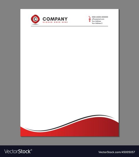 Letter Head Design Idea, Letterhead Designs, Modern Letterhead Design, Letter Head Design, Business Letterhead Design, Letter Headed Paper Design, Letter Heads Design Creative, Simple Letterhead Design, Latter Head Sample