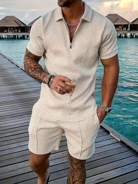 🛍️ 2pcs Men's Solid Full Digital Print Summer co ord set, Casual Style Zipper Lapel Short Sleeve Shirt And Matching Shorts Set, Summer Hawaiian Holiday
🎉 Coupon price[£10.09]
£69.69
-85%
👉 item link: https://temu.to/m/e9kwmj8g5hm Polo Suits, Temu App, Casual Suit, Mens Fashion Summer, Outfit Casual, Short Sleeve Polo, Look Chic, Casual Outfit, Mens Summer