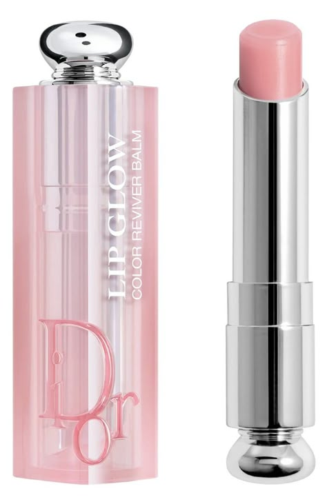 A No-Fail Beauty Gift: Dior Addict Lip Glow Balm Dior Lipgloss, Penyimpanan Makeup, Parfum Victoria's Secret, Glow Balm, Dior Lip, Dior Addict Lip Glow, Dior Lip Glow, Dior Addict Lip, Gloss À Lèvres