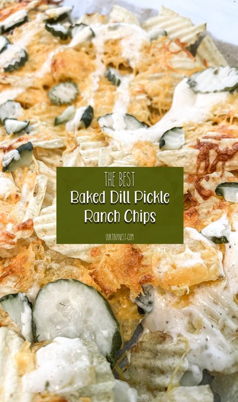 The best baked dill pickle ranch chips for Super Bowl Sunday or game day snacks Dill Pickle Ranch, Pickle Ranch, Crunchy Potatoes, Lucky Charms Cereal, Chex Cereal, Pickle Chips, Chex Mix Recipes, Superbowl Snacks, Game Day Snacks