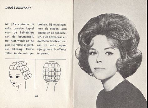 Flip. Hair Roller Patterns Short Hair, Curling Pattern, 1960 Hairstyles, Vintage Hairstyles Tutorial, 1960s Hair, 60s Hair, 70s Hair, Hair Patterns, Retro Hair