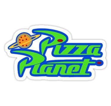 Pizza Planeta, Toys Story Birthday, Birthday Pizza, Planet Logo, Toy Story Theme, Trendy Toys, Pizza Planet, Toy Story Birthday Party, Tumblr Stickers