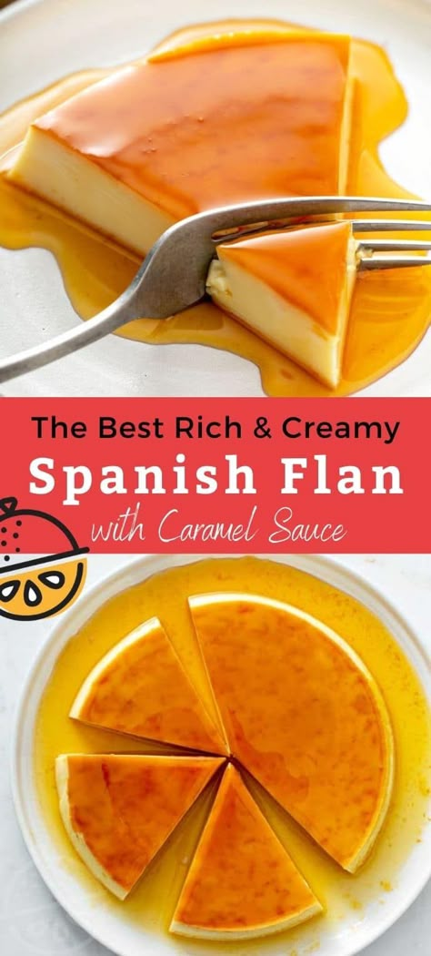 Almond Flan Recipe, Large Flan Recipe, Almond Milk Flan, Mexican Caramel Flan, Vanilla Bean Flan, Flan Recipe For A Crowd, How To Make Flan Recipes, Best Caramel Flan Recipe, Flan With Heavy Cream