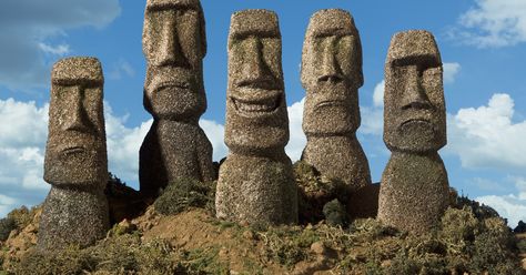 A Change in Perspective Can Make a World of Difference Tinian Island, Easter Island Heads, Easter Island Statues, Soyut Sanat Tabloları, About Easter, Extinct Animals, Easter Island, Tropical Islands, Ancient Art