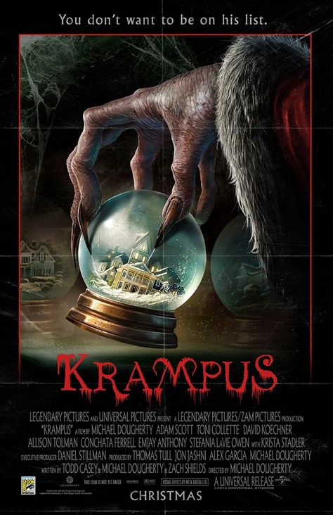 Krampus (2015) Krampus 2015, Krampus Movie, Christmas Horror Movies, Christmas Horror, Legendary Pictures, Film Horror, Adam Scott, Mischa Barton, Best Horror Movies