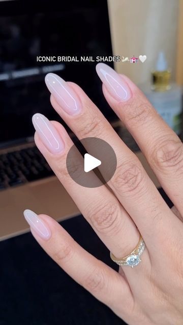 Say ‘I do’ to these OPI sheer shades inspired by the @thebridalbeautyco top bridal trends 💒 🥂 Buildable, delicate…it’s your... | Instagram Bridal Nails Opi Gel, Opi Movie Buff Dip, Love Is In The Bare Opi Dip Nails, Sheer Opi Gel Colors, Opi Bridal Colors, Bare My Soul Chrome Nails, Opi Bare My Soul Dip, Opi Put It In Neutral And Bubble Bath, Opi Bride Nail Colors