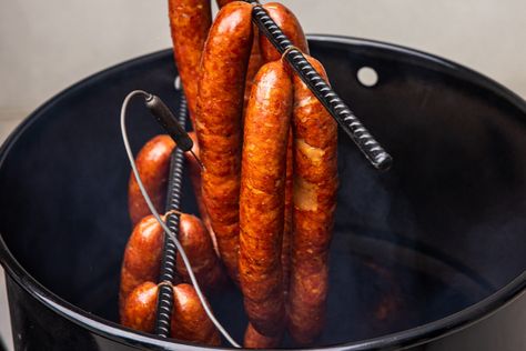 Homemade Kielbasa: Better at Home with Temp Tips | Homemade Kielbasa, Turkey Kielbasa Recipes, Kielbasa Recipe, Bbq Smoker Recipes, Homemade Sausage Recipes, Formula Recipes, Kielbasa Recipes, Kielbasa Sausage, Polish Sausage