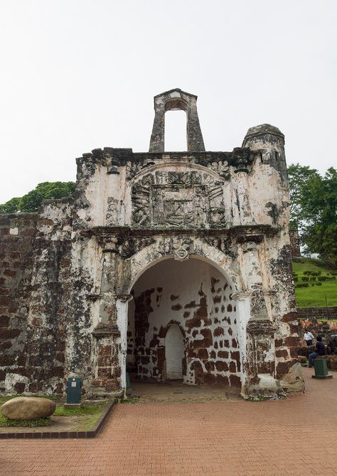 The Ruins Of St Paul Church, Malacca, Malaysia | by Eric Lafforgue A Famosa Malacca, Pubg Wallpaper, Melaka Malaysia, Malacca Malaysia, Straits Settlements, Eric Lafforgue, Orchid Show, He Is Coming, Melaka