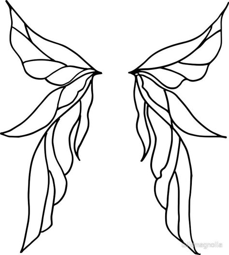 Fairy Wings Template Free Printable, Fairy Wings Template, Types Of Fairy Wings, Fairy Wing Outline, Fairy Wings Stencil, Wire Fairy Wings, Fairy Wings Outline, Fairy Wing Designs, Fairy Wings Down Drawing