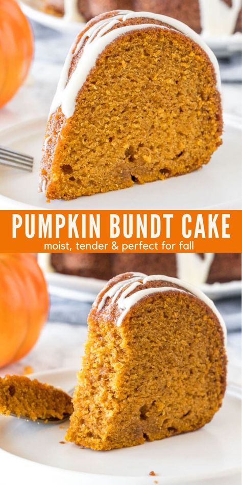 Ww Coffee Cake Weight Watcher Recipes, Weight Watchers Pumpkin Recipes, Best Pumpkin Cake, Pumpkin Bundt Cake Recipes, Dessert For Fall, Cake With Cream Cheese Icing, Pumpkin Bundt, Ww Meals, Dessert Parfait