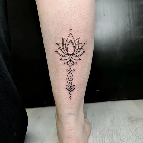 Lotus With Unalome Tattoo, Lotus With Unalome, Unalome Tattoo Ideas, Unalome Lotus Tattoo, Lotus Unalome Tattoo, Unalome Tattoos, Tattoo Between Breast, Lotus Unalome, Unalome Lotus