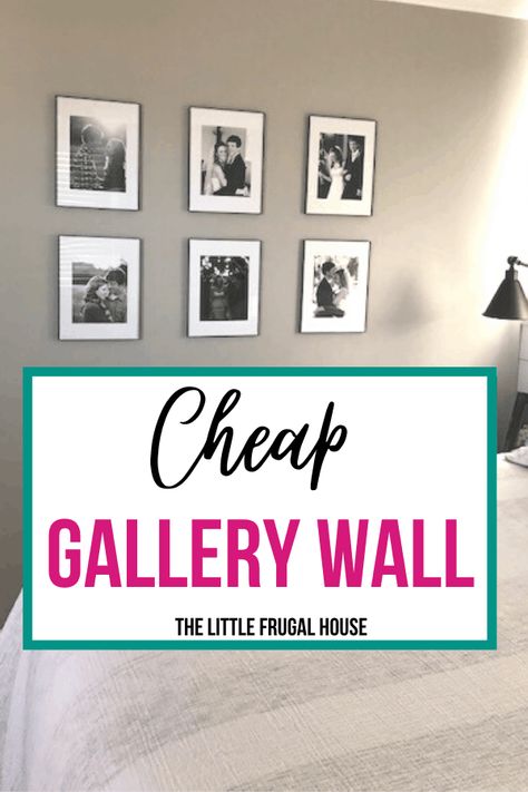 DIY Cheap Gallery Wall with Walmart Frames Walmart Frame Gallery Wall, Cheap Gallery Wall Frames, Cheap Gallery Wall, Walmart Frames, Diy Gallery Wall, Hallway Living Room, Gallery Wall Frames, Diy Frames, Amazing Diy