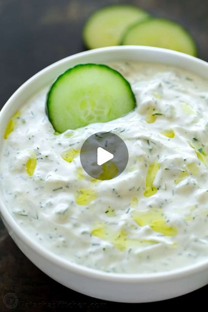 Natasha Kravchuk on Instagram: "Experience this irresistibly creamy Tzatziki Sauce, and you'll know why it's so popular! 🤩RECIPE: https://natashaskitchen.com/tzatziki-sauce-recipe/ #reelsfypシ #shorts #homemade" Tzatziki Sauce Video, Taziki Recipe, Taziki Sauce Recipe, Taziki Sauce, Cilantro Garlic Sauce, Tzatziki Dip, Tzatziki Recipe, Tzatziki Sauce Recipe, Homemade Tzatziki Sauce